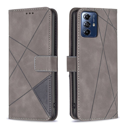 Magnetic Buckle Rhombus Texture Leather Phone Case, For Motorola Edge 50 Pro 5G, For Motorola Edge 50 Fusion, For Motorola Moto G24 / E14 / G04, For Motorola Moto G Play 2024