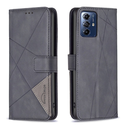 Magnetic Buckle Rhombus Texture Leather Phone Case, For Motorola Edge 50 Pro 5G, For Motorola Edge 50 Fusion, For Motorola Moto G24 / E14 / G04, For Motorola Moto G Play 2024