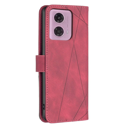 Magnetic Buckle Rhombus Texture Leather Phone Case, For Motorola Moto G34 5G / G45 5G, For Motorola Edge 50 Neo, For Motorola Moto G85, For Motorola Edge 50 Ultra
