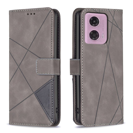 Magnetic Buckle Rhombus Texture Leather Phone Case, For Motorola Moto G34 5G / G45 5G, For Motorola Edge 50 Neo, For Motorola Moto G85, For Motorola Edge 50 Ultra