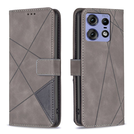 Magnetic Buckle Rhombus Texture Leather Phone Case, For Motorola Edge 50 Pro 5G, For Motorola Edge 50 Fusion, For Motorola Moto G24 / E14 / G04, For Motorola Moto G Play 2024