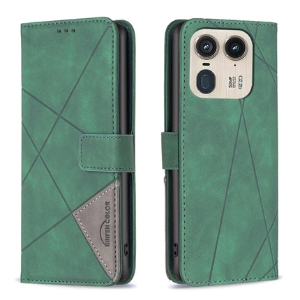 Magnetic Buckle Rhombus Texture Leather Phone Case, For Motorola Moto G34 5G / G45 5G, For Motorola Edge 50 Neo, For Motorola Moto G85, For Motorola Edge 50 Ultra