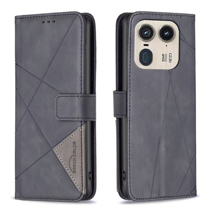Magnetic Buckle Rhombus Texture Leather Phone Case, For Motorola Moto G34 5G / G45 5G, For Motorola Edge 50 Neo, For Motorola Moto G85, For Motorola Edge 50 Ultra