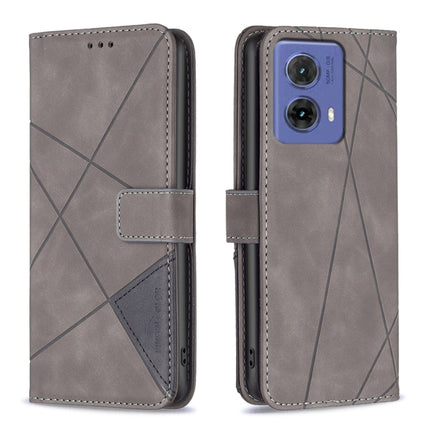 Magnetic Buckle Rhombus Texture Leather Phone Case, For Motorola Moto G34 5G / G45 5G, For Motorola Edge 50 Neo, For Motorola Moto G85, For Motorola Edge 50 Ultra