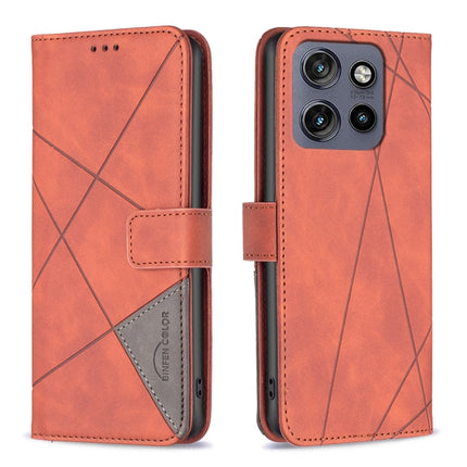 Magnetic Buckle Rhombus Texture Leather Phone Case, For Motorola Moto G34 5G / G45 5G, For Motorola Edge 50 Neo, For Motorola Moto G85, For Motorola Edge 50 Ultra