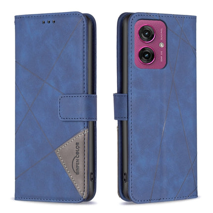 Magnetic Buckle Rhombus Texture Leather Phone Case, For Motorola Moto G15, For Motorola Moto G75 5G, For Motorola Moto G35, For Motorola Moto G55