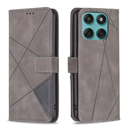 Magnetic Buckle Rhombus Texture Leather Phone Case, For Motorola Moto G56 5G, For Motorola Edge 60 Pro, For Motorola Edge 60 Fusion, For Motorola Moto G05