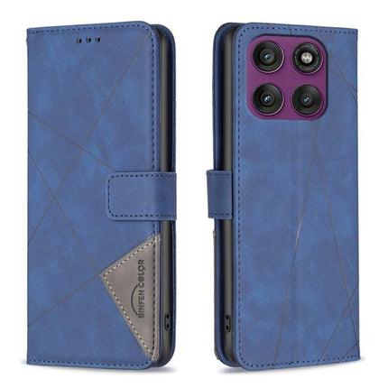 Magnetic Buckle Rhombus Texture Leather Phone Case, For Motorola Moto G56 5G, For Motorola Edge 60 Pro, For Motorola Edge 60 Fusion, For Motorola Moto G05