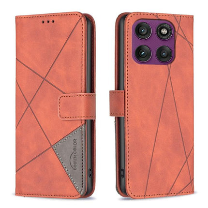 Magnetic Buckle Rhombus Texture Leather Phone Case, For Motorola Moto G56 5G, For Motorola Edge 60 Pro, For Motorola Edge 60 Fusion, For Motorola Moto G05