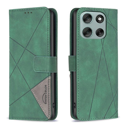 Magnetic Buckle Rhombus Texture Leather Phone Case, For Motorola Moto G56 5G, For Motorola Edge 60 Pro, For Motorola Edge 60 Fusion, For Motorola Moto G05