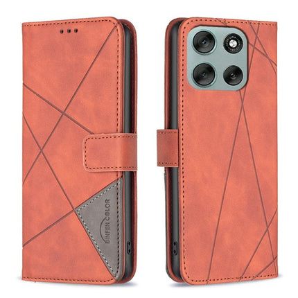 Magnetic Buckle Rhombus Texture Leather Phone Case, For Motorola Moto G56 5G, For Motorola Edge 60 Pro, For Motorola Edge 60 Fusion, For Motorola Moto G05