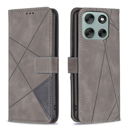 Magnetic Buckle Rhombus Texture Leather Phone Case, For Motorola Moto G56 5G, For Motorola Edge 60 Pro, For Motorola Edge 60 Fusion, For Motorola Moto G05
