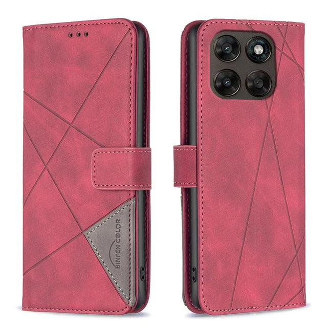 Magnetic Buckle Rhombus Texture Leather Phone Case, For Motorola Moto G Max/G87/G77/G67 5G, For Motorola Moto G37/G37 Power 5G, For Motorola Edge 70 Fusion 5G, For Motorola Moto G86 5G
