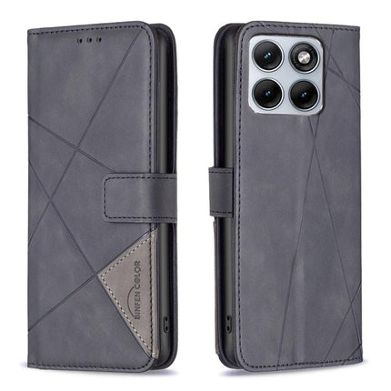 Magnetic Buckle Rhombus Texture Leather Phone Case, For Motorola Moto G Max/G87/G77/G67 5G, For Motorola Moto G37/G37 Power 5G, For Motorola Edge 70 Fusion 5G, For Motorola Moto G86 5G