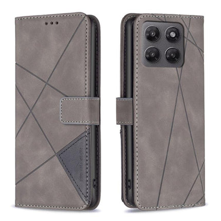 Magnetic Buckle Rhombus Texture Leather Phone Case, For Motorola Moto G Max/G87/G77/G67 5G, For Motorola Moto G37/G37 Power 5G, For Motorola Edge 70 Fusion 5G, For Motorola Moto G86 5G