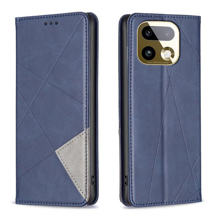 Rhombus Texture Leather Phone Case, For Realme 16T 5G, For Realme 16 5G, For Realme 16 Pro+ 5G, For Realme 16 Pro 5G