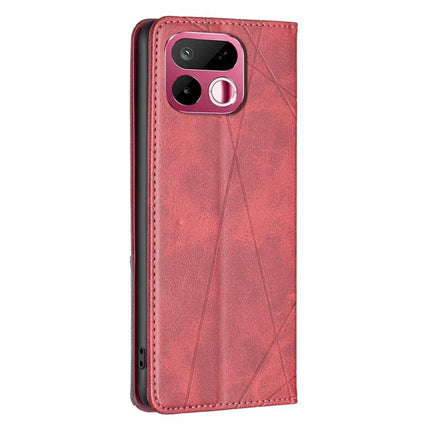 Rhombus Texture Leather Phone Case, For Realme 16T 5G, For Realme 16 5G, For Realme 16 Pro+ 5G, For Realme 16 Pro 5G