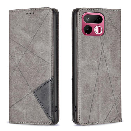 Rhombus Texture Leather Phone Case, For Realme 16T 5G, For Realme 16 5G, For Realme 16 Pro+ 5G, For Realme 16 Pro 5G