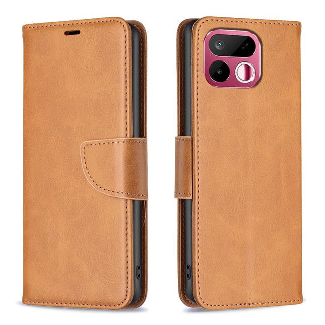Lambskin Texture Pure Color Flip Leather Phone Case, For Realme 16T 5G, For Realme 16 5G, For Realme 16 Pro+ 5G, For Realme 16 Pro 5G
