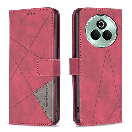 Magnetic Buckle Rhombus Texture Leather Phone Case, For Realme 15 Pro 5G, For Realme 15 5G, For Realme 14 5G Global, For Realme P3 Pro