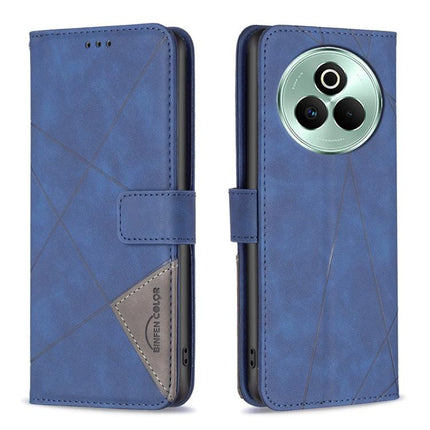 Magnetic Buckle Rhombus Texture Leather Phone Case, For Realme 15 Pro 5G, For Realme 15 5G, For Realme 14 5G Global, For Realme P3 Pro