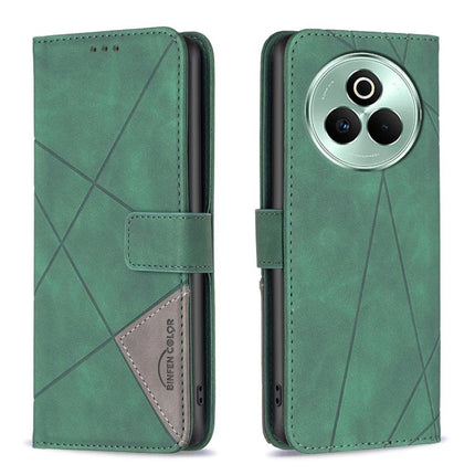 Magnetic Buckle Rhombus Texture Leather Phone Case, For Realme 15 Pro 5G, For Realme 15 5G, For Realme 14 5G Global, For Realme P3 Pro