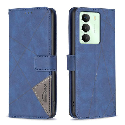 Magnetic Buckle Rhombus Texture Leather Phone Case, For Realme 14 Pro, For Realme 14X 5G, For Realme C75 4G, For Realme Note 60 / C61