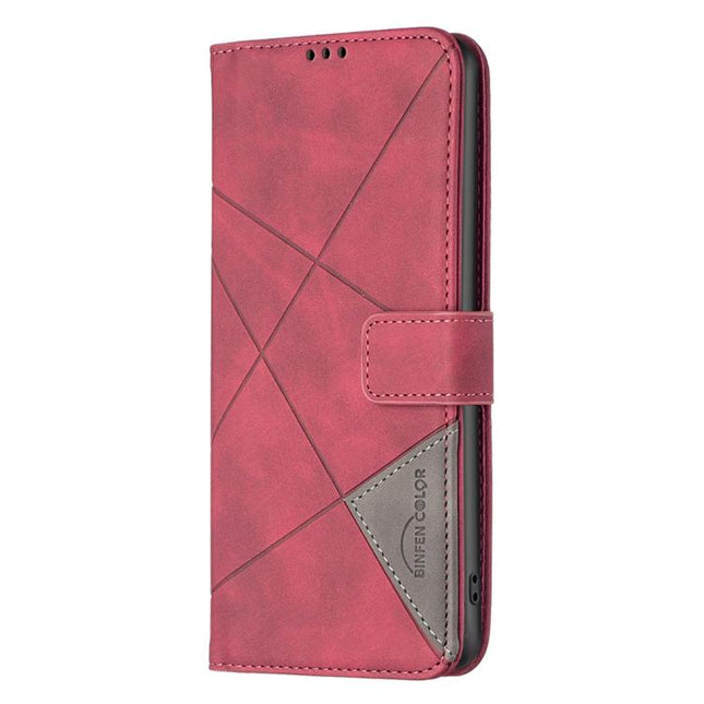 Magnetic Buckle Rhombus Texture Leather Phone Case, For Realme 15 Pro 5G, For Realme 15 5G, For Realme 14 5G Global, For Realme P3 Pro