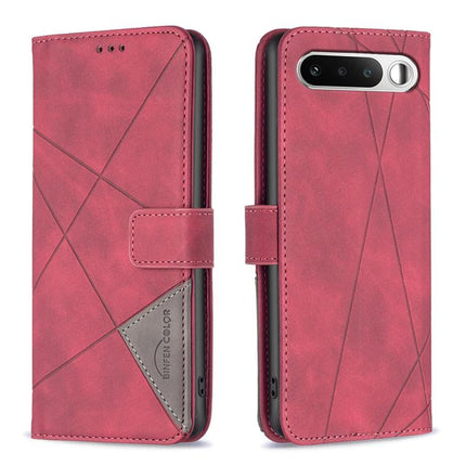 Magnetic Buckle Rhombus Texture Leather Phone Case, For Realme 16T 5G, For Realme 16 5G, For Realme 16 Pro+ 5G, For Realme 16 Pro 5G