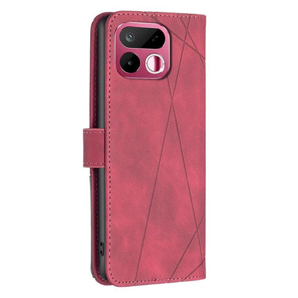 Magnetic Buckle Rhombus Texture Leather Phone Case, For Realme 16T 5G, For Realme 16 5G, For Realme 16 Pro+ 5G, For Realme 16 Pro 5G