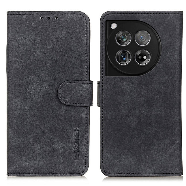 KHAZNEH Retro Texture Leather Phone Case, For OnePlus 12, For OnePlus Ace 2 Pro, For OnePlus Nord 3 / Ace 2V