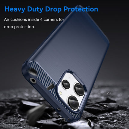 Carbon Fiber Brushed Texture TPU Phone Case, For Xiaomi Redmi 12R, For Xiaomi Redmi 12