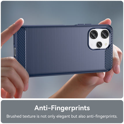 Carbon Fiber Brushed Texture TPU Phone Case, For Xiaomi Redmi 12R, For Xiaomi Redmi 12