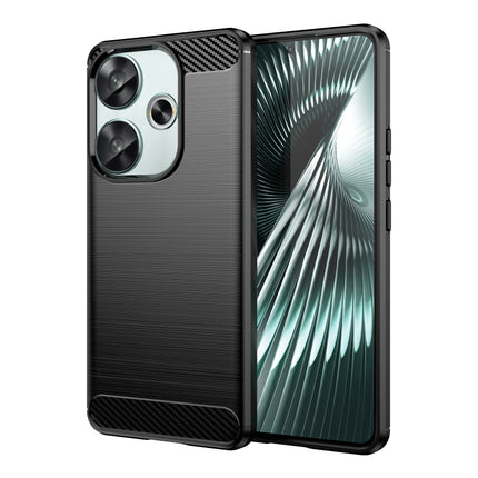 Carbon Fiber Brushed Texture TPU Phone Case, For Redmi Turbo 4 Pro, For Redmi Turbo 4, For Redmi Note 14 4G 163.25mm, For Redmi Note 14 5G, For Redmi Note 14 Pro+ 5G, For Redmi Note 14 Pro 5G, For Redmi 14C 4G, For Redmi Turbo 3