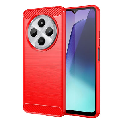 Carbon Fiber Brushed Texture TPU Phone Case, For Redmi Turbo 4 Pro, For Redmi Turbo 4, For Redmi Note 14 4G 163.25mm, For Redmi Note 14 5G, For Redmi Note 14 Pro+ 5G, For Redmi Note 14 Pro 5G, For Redmi 14C 4G, For Redmi Turbo 3
