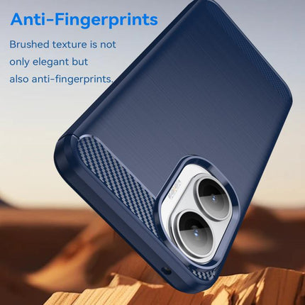 Carbon Fiber Brushed Texture TPU Phone Case, For Redmi Turbo 4 Pro, For Redmi Turbo 4, For Redmi Note 14 4G 163.25mm, For Redmi Note 14 5G, For Redmi Note 14 Pro+ 5G, For Redmi Note 14 Pro 5G, For Redmi 14C 4G, For Redmi Turbo 3