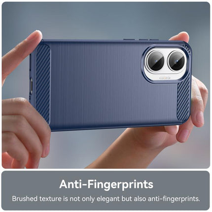 Carbon Fiber Brushed Texture TPU Phone Case, For Redmi Turbo 4 Pro, For Redmi Turbo 4, For Redmi Note 14 4G 163.25mm, For Redmi Note 14 5G, For Redmi Note 14 Pro+ 5G, For Redmi Note 14 Pro 5G, For Redmi 14C 4G, For Redmi Turbo 3