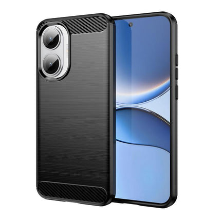 Carbon Fiber Brushed Texture TPU Phone Case, For Redmi Turbo 4 Pro, For Redmi Turbo 4, For Redmi Note 14 4G 163.25mm, For Redmi Note 14 5G, For Redmi Note 14 Pro+ 5G, For Redmi Note 14 Pro 5G, For Redmi 14C 4G, For Redmi Turbo 3