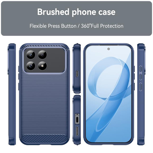 Carbon Fiber Brushed Texture TPU Phone Case, For Redmi K90 / Poco F8 Pro, For Redmi 15C 5G / 4G EU 173mm, For Redmi 15 5G Global / 15 4G SEA, For Redmi 15 5G / 4G EU 171mm, For Redmi 15C 5G / 4G Global 171mm, For Redmi A5 4G 173.3mm EU                 ...