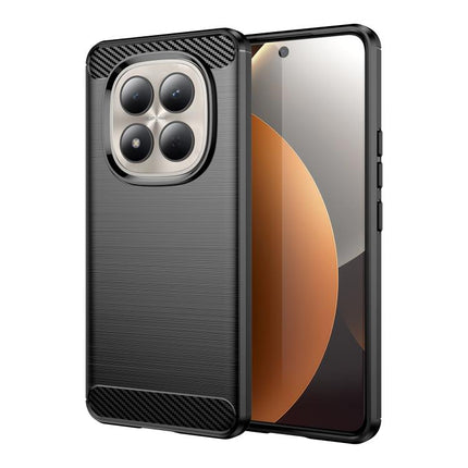 Carbon Fiber Brushed Texture TPU Phone Case, For Redmi A7 Pro 171mm / Poco C85x 5G, For Redmi R70m 5G, For Redmi R70 5G, For Redmi 15a 5G, For Redmi Turbo 5 Max / Poco X8 Pro Max, For Redmi Turbo 5 5G / Poco X8 Pro 5G                                   ...