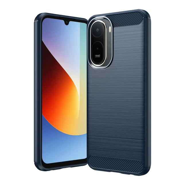 Carbon Fiber Brushed Texture TPU Phone Case, For Redmi A7 Pro 171mm / Poco C85x 5G, For Redmi R70m 5G, For Redmi R70 5G, For Redmi 15a 5G, For Redmi Turbo 5 Max / Poco X8 Pro Max, For Redmi Turbo 5 5G / Poco X8 Pro 5G                                   ...