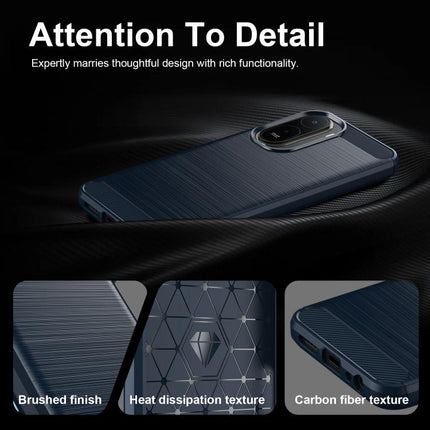 Carbon Fiber Brushed Texture TPU Phone Case, For Redmi A7 Pro 171mm / Poco C85x 5G, For Redmi R70m 5G, For Redmi R70 5G, For Redmi 15a 5G, For Redmi Turbo 5 Max / Poco X8 Pro Max, For Redmi Turbo 5 5G / Poco X8 Pro 5G                                   ...