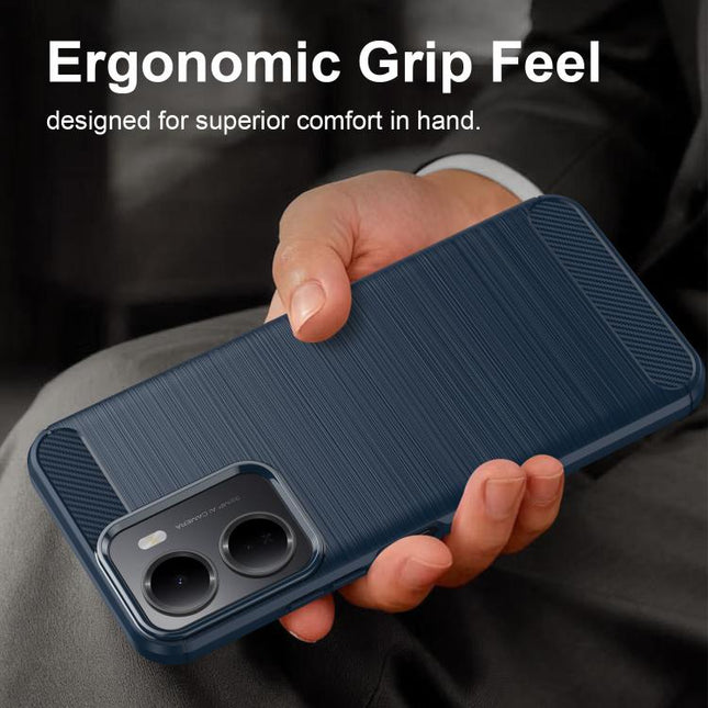 Carbon Fiber Brushed Texture TPU Phone Case, For Redmi 15a 5G, For Redmi Turbo 5 Max / Poco X8 Pro Max, For Redmi Turbo 5 5G / Poco X8 Pro 5G, For Redmi K90 Pro Max / Poco F8 Ultra, For Redmi Note 15 Pro 4G Global 163.2mm, For Redmi K90 / Poco F8 Pro  ...