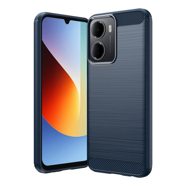 Carbon Fiber Brushed Texture TPU Phone Case, For Redmi 15a 5G, For Redmi Turbo 5 Max / Poco X8 Pro Max, For Redmi Turbo 5 5G / Poco X8 Pro 5G, For Redmi K90 Pro Max / Poco F8 Ultra, For Redmi Note 15 Pro 4G Global 163.2mm, For Redmi K90 / Poco F8 Pro  ...