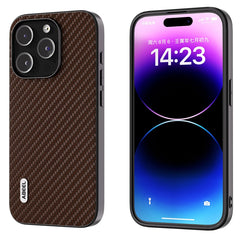 ABEEL Carbon Fiber Texture Protective Phone Case, For iPhone 15 Plus, For iPhone 14 Pro Max, For iPhone 14 Plus, For iPhone 14