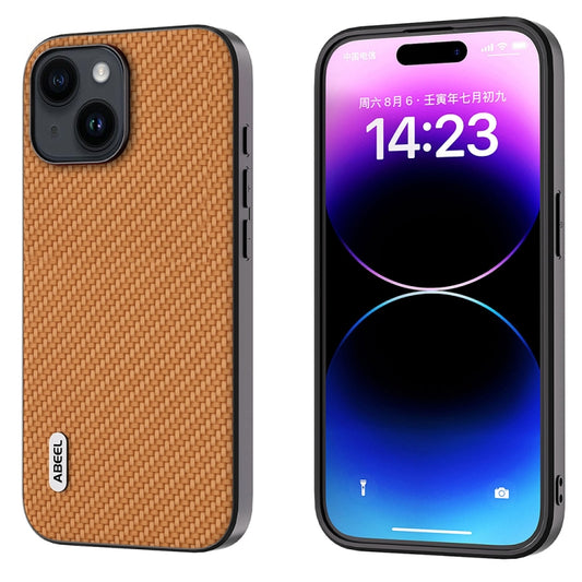 Funda protectora para teléfono con textura de fibra de carbono ABEEL, para iPhone 15 Plus, para iPhone 14 Pro Max, para iPhone 14 Plus, para iPhone 14