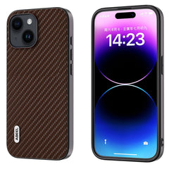 ABEEL Carbon Fiber Texture Protective Phone Case, For iPhone 15 Plus, For iPhone 14 Pro Max, For iPhone 14 Plus, For iPhone 14