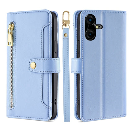Sheep Texture Cross-body Zipper Wallet Leather Phone Case, For Tecno Camon 30, For Tecno Pova 5 Pro, For Tecno Pova Neo 3, For Tecno Camon 20 Premier 5G