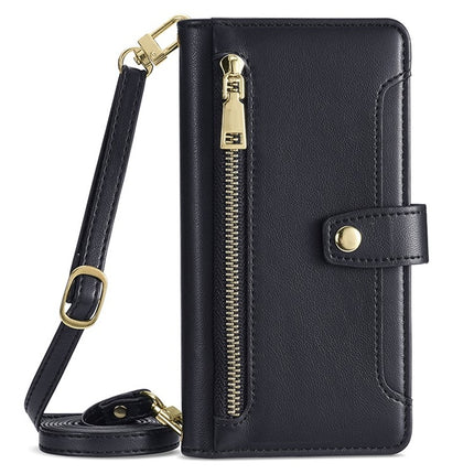 Sheep Texture Cross-body Zipper Wallet Leather Phone Case, For Tecno Camon 30, For Tecno Pova 5 Pro, For Tecno Pova Neo 3, For Tecno Camon 20 Premier 5G