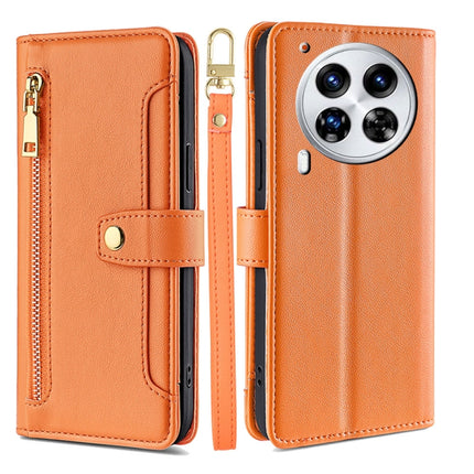 Sheep Texture Cross-body Zipper Wallet Leather Phone Case, For Tecno Spark 30 4G, For Tecno Pova 6 Neo 5G, For Tecno Camon 30 Premier 5G, For Tecno Camon 30 Pro 5G